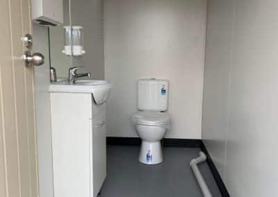 4.8m x 3.0m Unisex Toilet Block with Waste Storage Tank